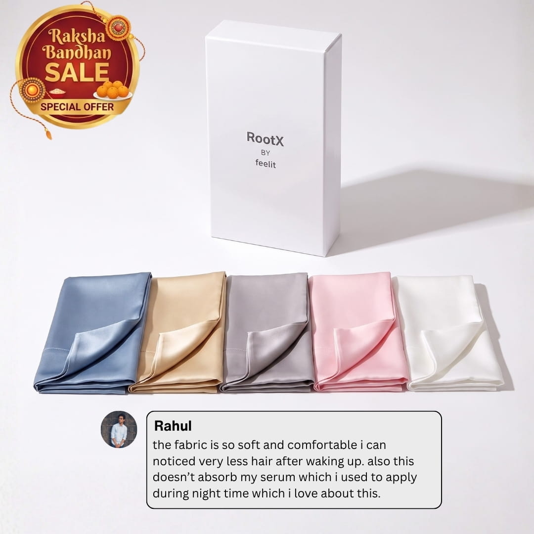 Your Pillowcase is Causing Your Hair Fall. Meet RootX.