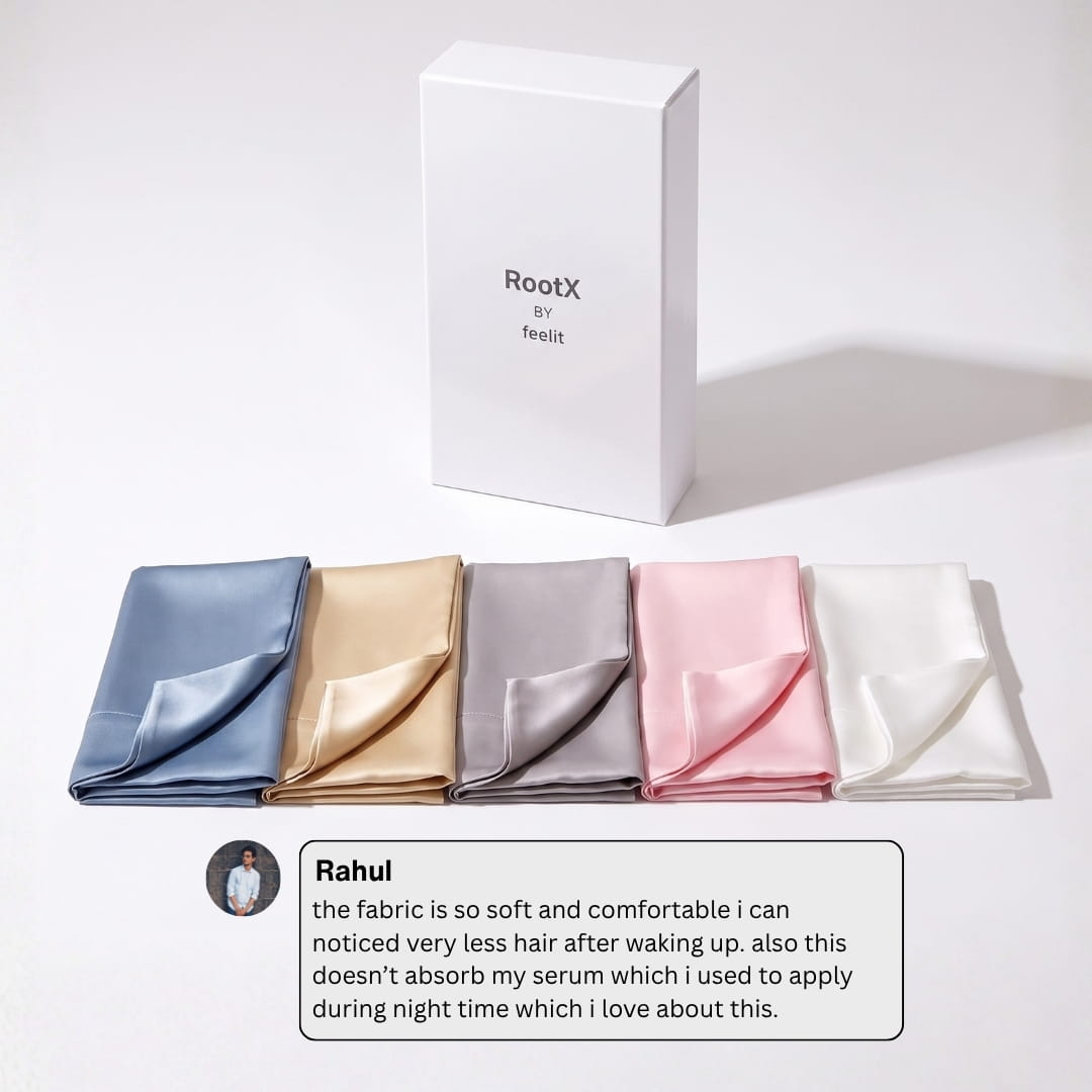 Your Pillowcase is Causing Your Hair Fall. Meet RootX.